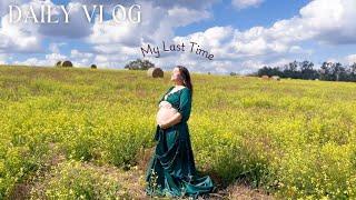 Daily Vlog | My Last EVER Maternity Shoot Emotional + Target & Publix Shop & Haul