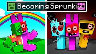 Becoming a SPRUNKI in Minecraft!