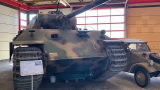 German tanks etc at Deutsches Panzer Museum in Munster Germany, in April 2022