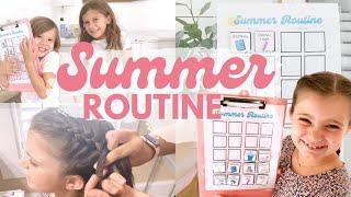 Summer Morning Routine With Kids - A Simple Schedule