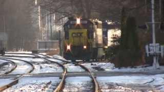 HD: CSX SD45-2 #8886 with Leslie RS3L Horn