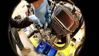 Kawasaki H1 500 Triple- Oil Pump Installation Time-lapse