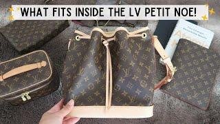 WHAT FITS INSIDE THE LOUIS VUITTON PETIT NOE?! | Michelle Orgeta