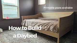 DIY Daybed - How to build (step by step)