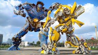 Transformer The Last Knight - Bumblebee vs Jaeger Gipsy | Paramount Pictures [HD]