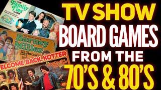 TV Show Board Games of the 70s/80s