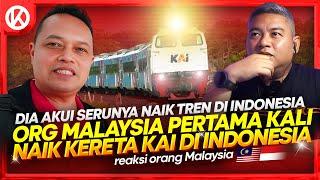 Org Malaysia Pertama Kali Naik Kereta KAI Bandung-Jogja‼️ Akui Ini Pengalaman Berharga  Reaction