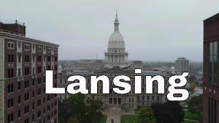 Drone Lansing, Michigan | Grand River