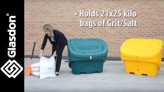 Glasdon UK | product demonstration | Nestor™ 400 grit bins