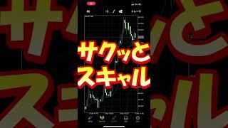 【FX】2022年4月5日 少額資金でクロス円をサクッとスキャルトレードした結果 #Shorts