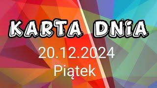 Tarot Karta dnia 20.12.2024 Piątek Wszystkie znaki zodiaku