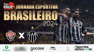 PÓS-JOGO AOVIVO DERROTA FEIA PRO VITORIA 4 X 2 ATLÉTICO MINEIRO CAMPEONATO BRASILEIRO 2024