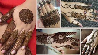 Stylish and easy mehndi designs.  Special Eid collection
