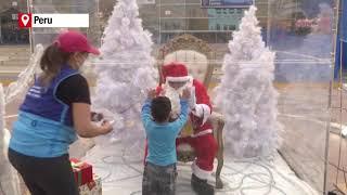 Santa cheers up kids in Peru | ETV Bharat English