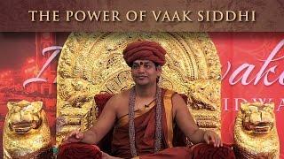 The Power of Vaak Siddhi: You Can Make Your Words Come True | Nithyananda Satsang | 07 Mar 2014