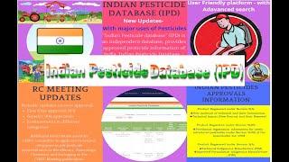 ChemRobotics - Indian Pesticide Database (IPD) Live Demo