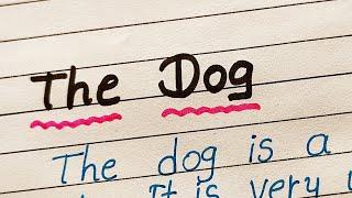 A dog essay writing/english essay writing/a dog essay/AJ pathshala/