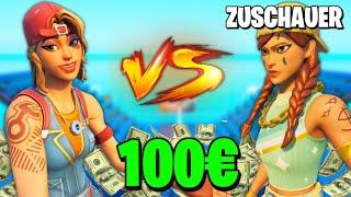 Ich 1v1 meine ZUSCHAUER um 100€