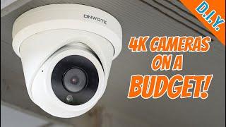 FANTASTIC cheap 4K Security Cameras From Onwote - BETTER than Reolink!