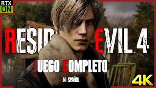 Resident Evil 4 Remake - 4K 60ᶠᵖˢ Ray Tracing - Juego Completo - Longplay sin Comentarios en Español