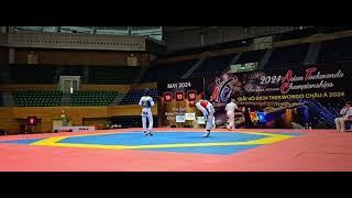 26th Asian Taekwondo Championship (G4) 2024 - Panipak Wongpattanakit (THA) vs (CHN) (F-49) FINAL