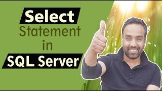 Select statement in SQL Server 2019 with management studio
