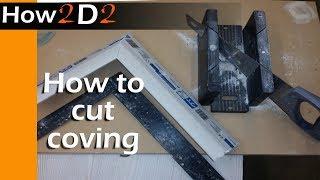 HOW TO CUT COVING  Gypro Cove internal & external corner cutting video