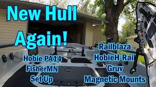 Hobie Pro Angler 14.  New Hull, Fishing Modifications with FisherMN