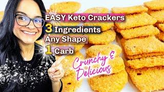 THE KETO CRACKER THAT WILL MAKE YOUR EVERY MEAL! Delicious for salads & snacks! Customizable Flavor