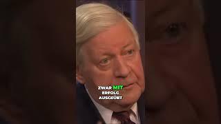 Sind Berufspolitiker gefährlich? Helmut Schmidt über Politiker aus Karriere getriebenen Gründen