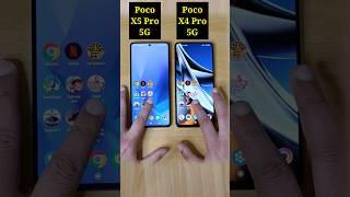 Poco X5 Pro 5G vs Poco X4 Pro 5G Speed Test Comparison | #shorts