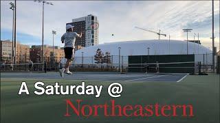 A Normal Saturday Tennis Session at College