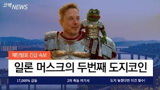 [케키우스 막시무스코인]일론 머스크가 두번째 도지코인으로 지목했다! 17,000% 급등 확인! 다음 폭등 여기서 나옵니다! 도지코인 놓치셨다면 필수 시청!