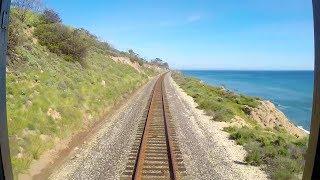 Amtrak Pacific Surfliner Time-Lapse from San Luis Obispo to Los Angeles