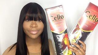 Quick-Weave with a Front Chinese Bang | Sensationnel Cello Remi Yaki Hair | Dolce Mateo