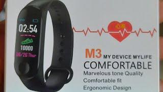 M3 Smart Band | How to connect m3 band with mobile | Fitpro watch | fitpro m3 band