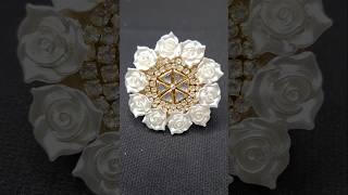 Diy Ring  #diy #shorts #ring #handmade #howtomake #creative #craft #flowerring #rings