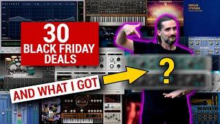 30 Black Friday deals I would NOT miss (and what I bought!) Plugins libraries synths!