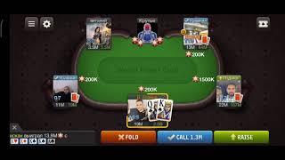 Игра на ставках 100/200к, учу выигрывать. World of poker club