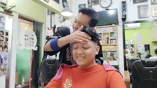 Part2 Selesai Di Potong Rambut Langsung Kita Head massage A Reza dari bogor guys