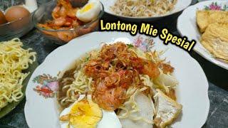 Masak Lontong Mie Spesial Pake Udang & Telor