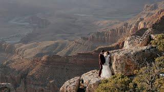 Eloping on the edge of the Grand Canyon #flagstaffvideographer #grandcanyon #adventureelopement