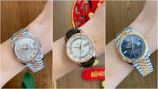 [ Đẳng Cấp ] Đồng hồ Rolex Datejust 41mm và Đồng hồ Omega Deville 18k