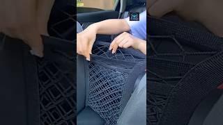 Car Seat Protection Net Pocket: Adds extra storage for small items in the middle of your car seat.