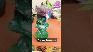 Backflow smoke fountain making #reversesmokefountain#Diy#craft