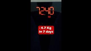 I didn't eat food for 7 full days! See what happened!! 