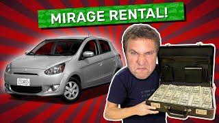 Here's How I Paid Triple the Price For a Mitsubishi Mirage Turo Rental