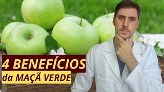 4 benefícios INCRÍVEIS da MAÇÃ VERDE