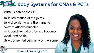 CNA Exam Prep: Musculoskeletal & Integumentary Systems Review (Part 1)