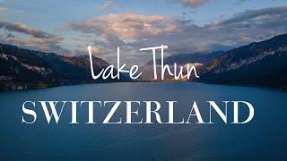 Lake Thun Switzerland - Drone  4K